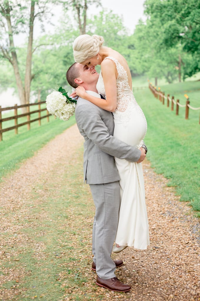 Bride and Groom Portrait at 4 Winds at North Mountain Swoope VA Bride and Groom Portrait at 4 Winds at North Mountain Swoope VA