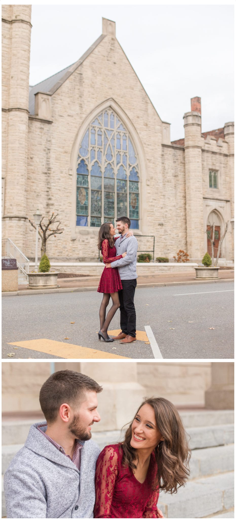 Downtown Harrisonburg Coffee Engagement session, featuring the Blue Ridge Mountains of the Shenandoah Valley from Lake at Cedar Hill- Virginia Wedding Venue Downtown Harrisonburg Coffee Engagement session, featuring the Blue Ridge Mountains of the Shenandoah Valley from Lake at Cedar Hill- Virginia Wedding Venue