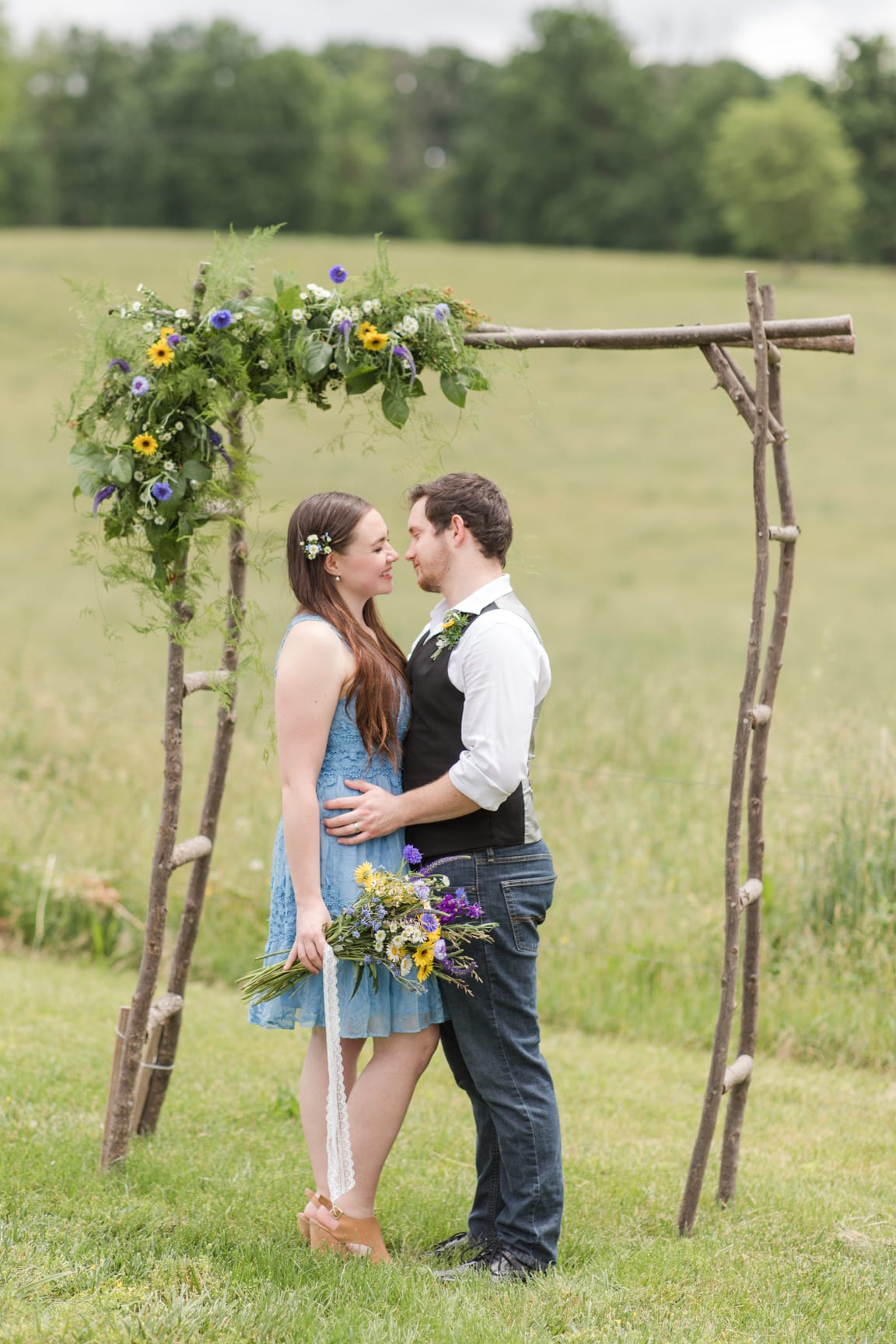 wedding decor details at The Piedmont Club Wedding in Haymarket Virginia