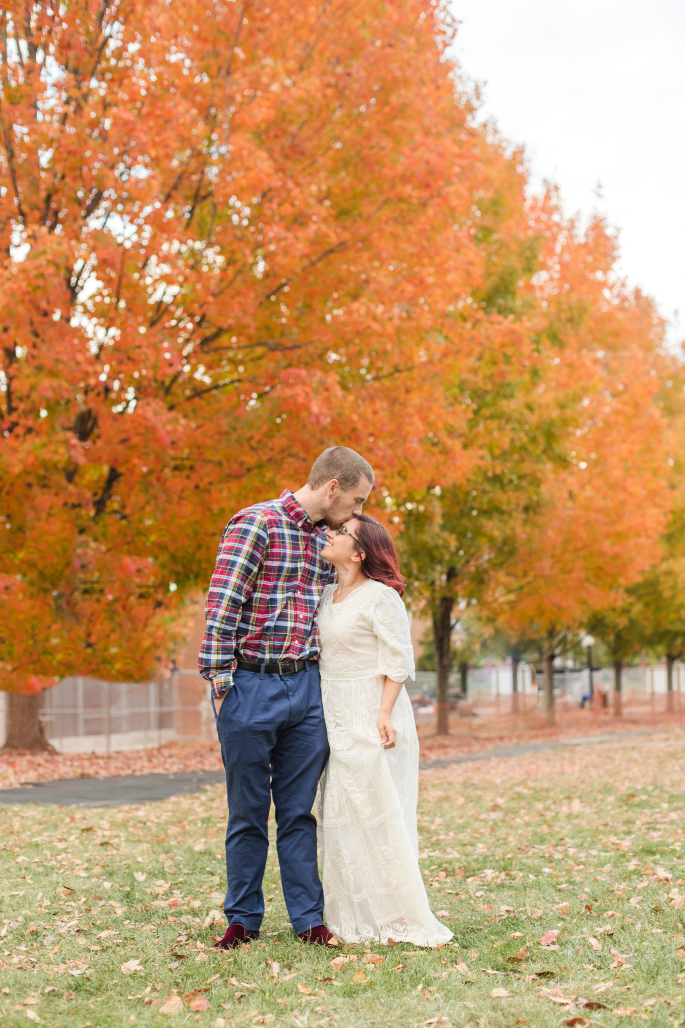 fall engagement session Bridgewater College virginia fall engagement session Bridgewater College virginia