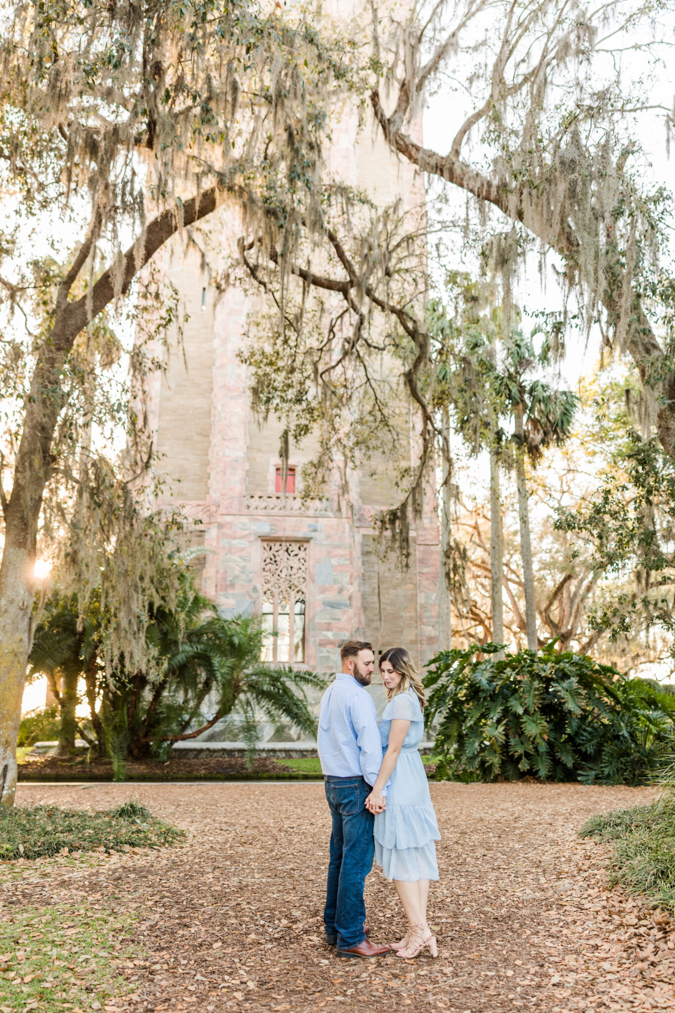 bok tower garden lake wales engagement session