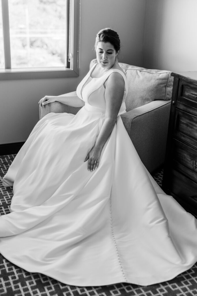 Epicurean Hotel Tampa Florida wedding photography bride getting ready